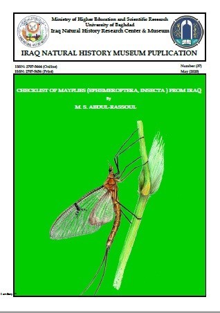 					View Vol. 37 (2020): Checklist of Mayflies (Ephemeroptera, Insecta) from Iraq
				